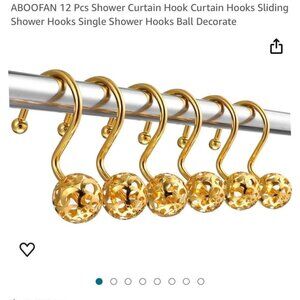 12 Pcs Shower Curtain Hook